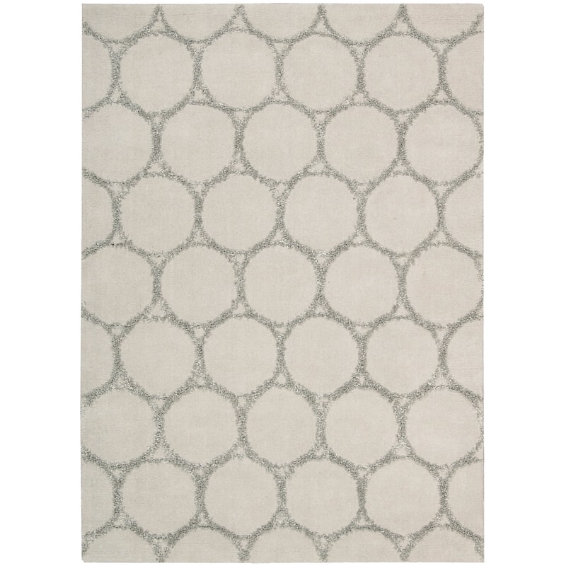 Nourison Monterey Area Rug - 3'6" x 5'6" - Silver - Rectangle
