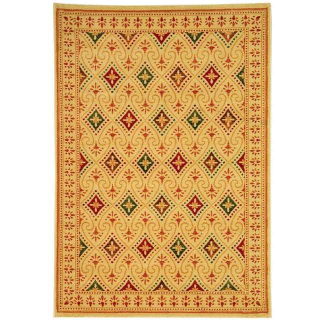 Fine spun Regal Cream/ Multi Area Rug (4 X 57)