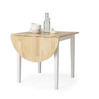 Simple Living Country Cottage Dining Table - Natural, White