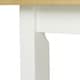 Simple Living Country Cottage Dining Table - Natural, White - Thumbnail 10