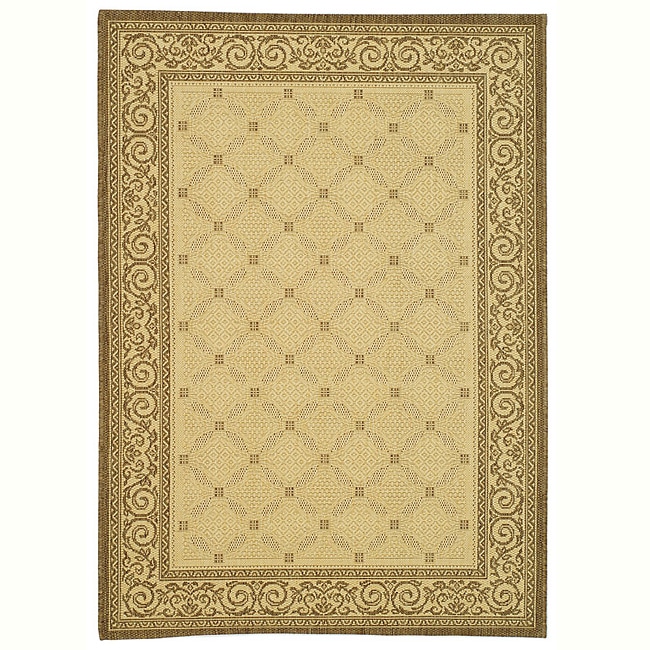 Indoor/ Outdoor Bay Natural/ Brown Rug (27 X 5)