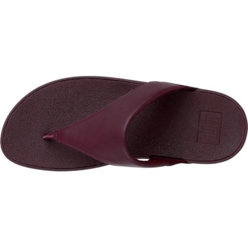plum flip flops