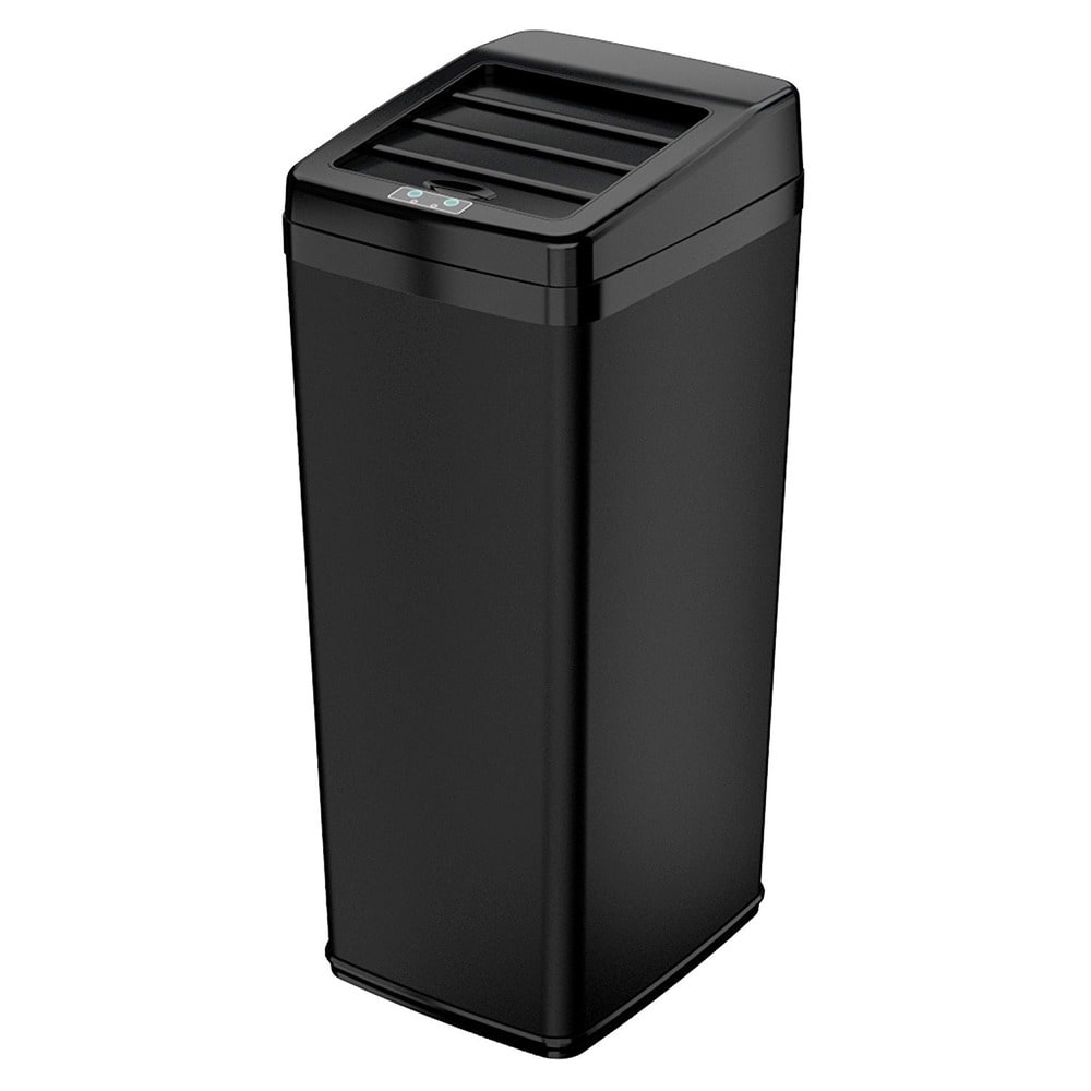 iTouchless 13 Gallon Semi-Round Sensor Kitchen Trash Can with Odor Control  System - On Sale - Bed Bath & Beyond - 34618861