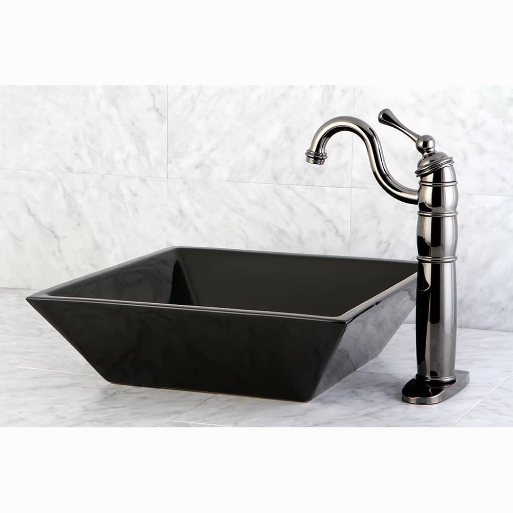 Parisan Black Vessel Lavatory Sink