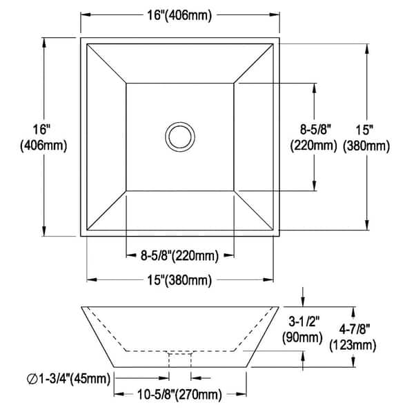 Parisan White Vitreous China Vessel Lavatory Sink - Bed Bath & Beyond ...