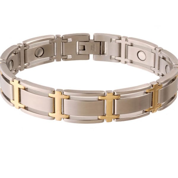 Shop Sabona Executive Symmetry Duet Magnetic Bracelet 