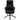 Hanover Atlas Executive Office Chair with Upholstered Faux-Leather Seat in Black and Copper-Wheeled Base