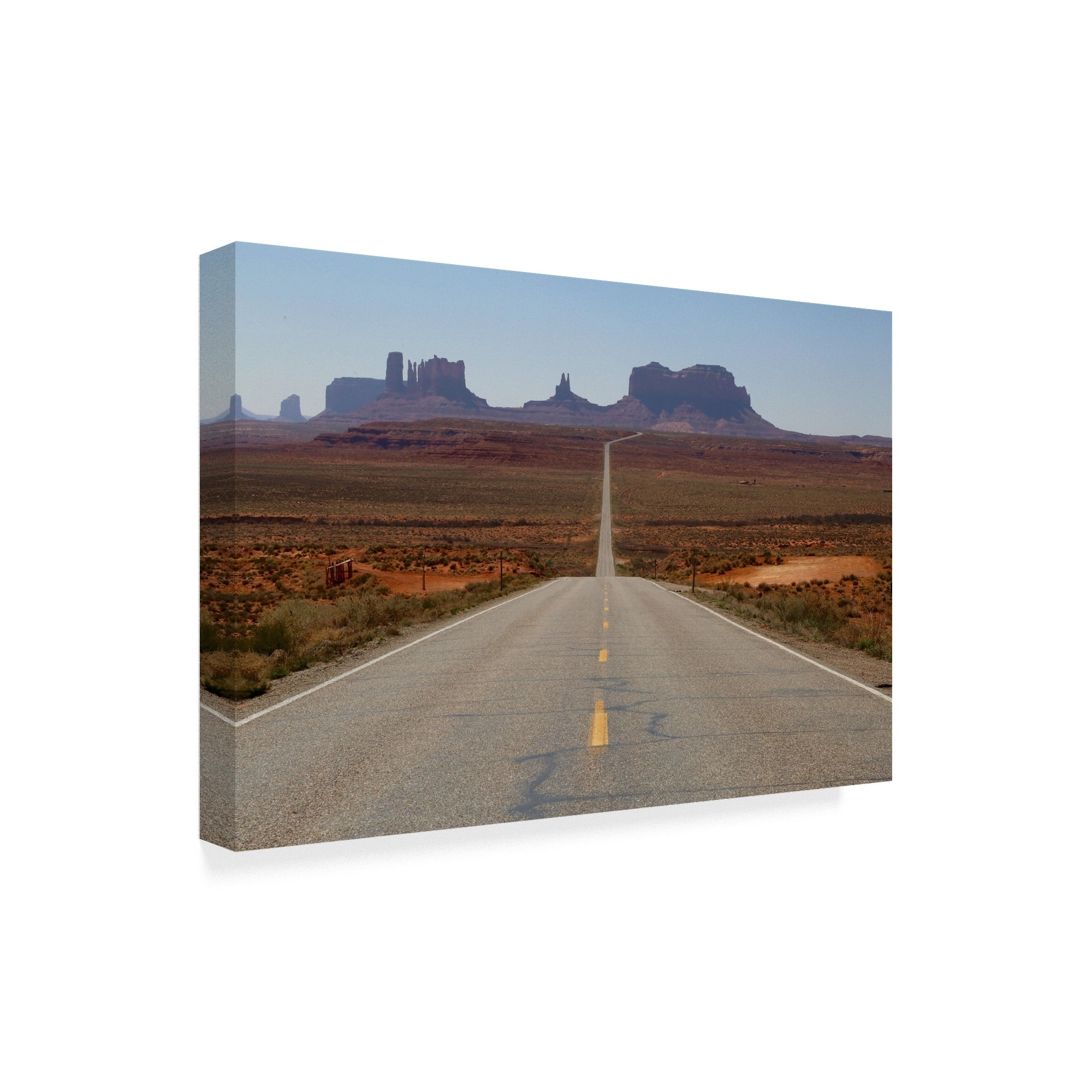 American School 'Road To Monument Valley' Canvas Art