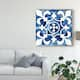 Grace Popp 'Cobalt Tile Iii' Canvas Art - On Sale - Bed Bath & Beyond ...