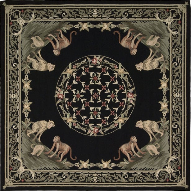 Nourison Bijou B176 Wool Area Rug