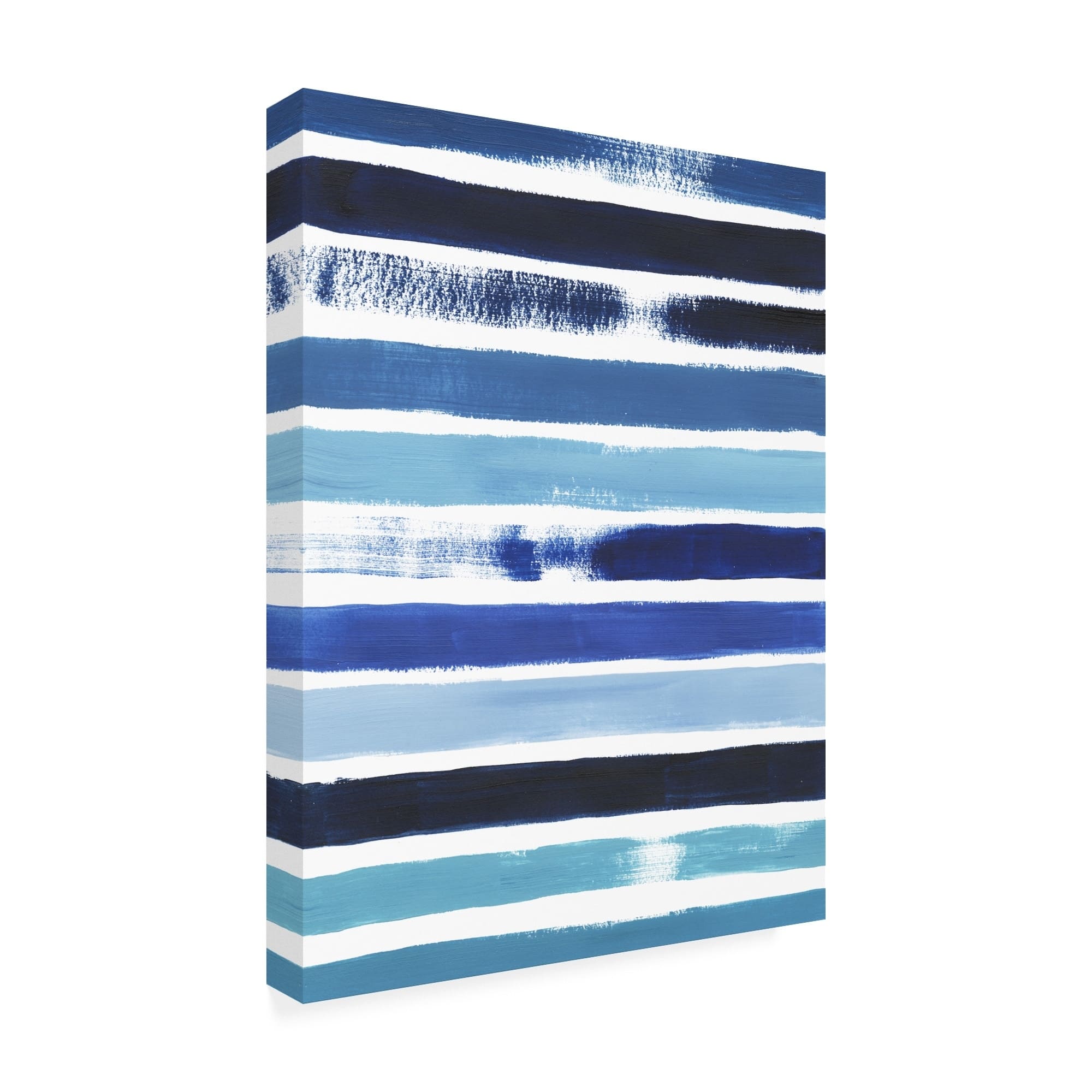 Grace Popp 'Cobalt Strokes I' Canvas Art - Bed Bath & Beyond - 24992913