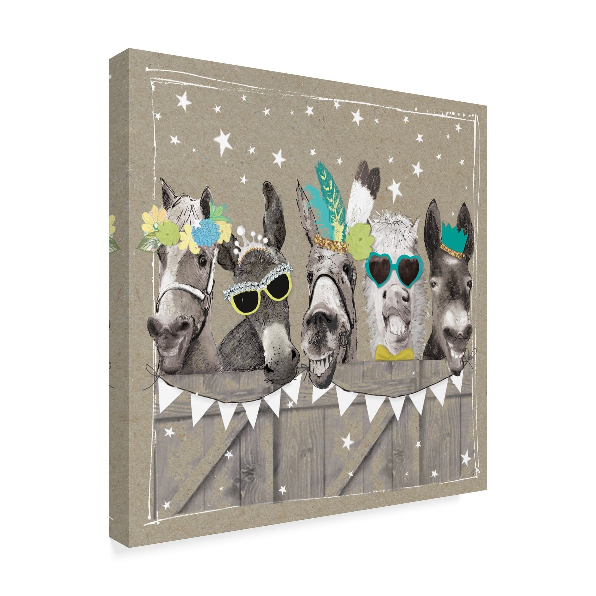 Hammond Gower 'Fancy Pants Farm Vi' Canvas Art Bed Bath & Beyond 24993670