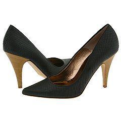 Kenneth Cole New York High Rise Black (Python Print) Pumps/Heels 