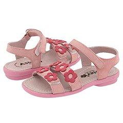 Aster Kids Seleane2 (Toddler) Pink/Fuchsia Nubuck Sandals