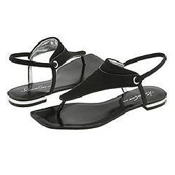 Kenneth Cole New York Hampton Beach Black Nylon Sandals   