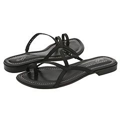 Donald J Pliner Geela Black Nappa Sandals