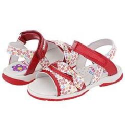 red sandals size 4