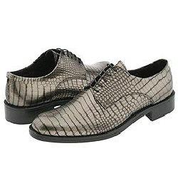 Alejandro Ingelmo Deville Pewter Croco Oxfords