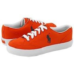 Polo Ralph Lauren Latton Canvas Orange/Blue Pony Athletic