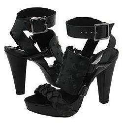 Pour La Victoire Paige Black Leather Sandals