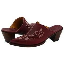 Old Gringo Rapanui Mule Wine/Pearl Slip ons