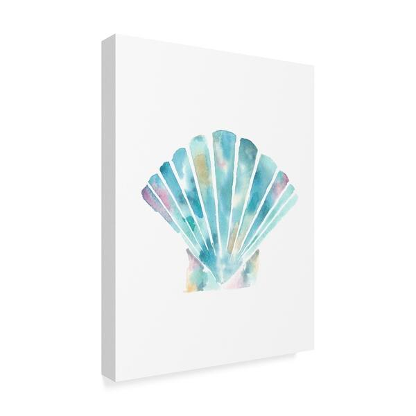 Nikcy Shell Nicky Kumar 'Clam Shell' Canvas Art - Bed Bath & Beyond - 25053181