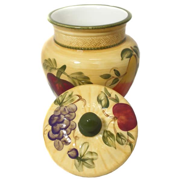 Shop Tuscan Collection Deluxe 4 Piece Canister Set Free Shipping