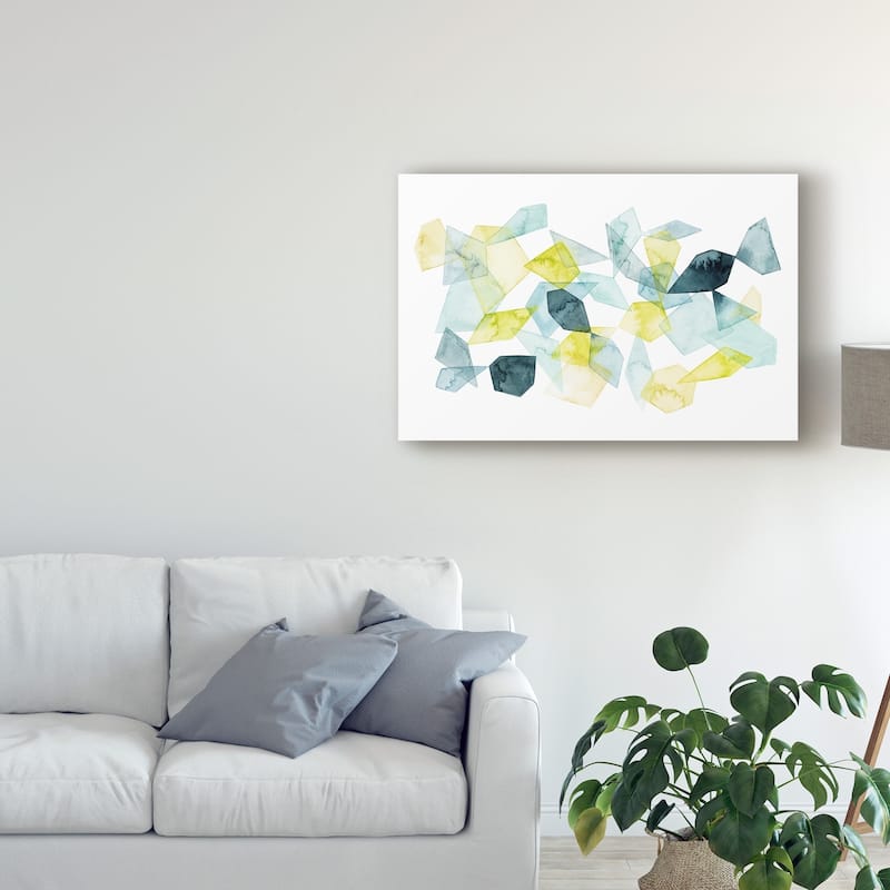 Grace Popp 'Sea Glass Abstract I' Canvas Art