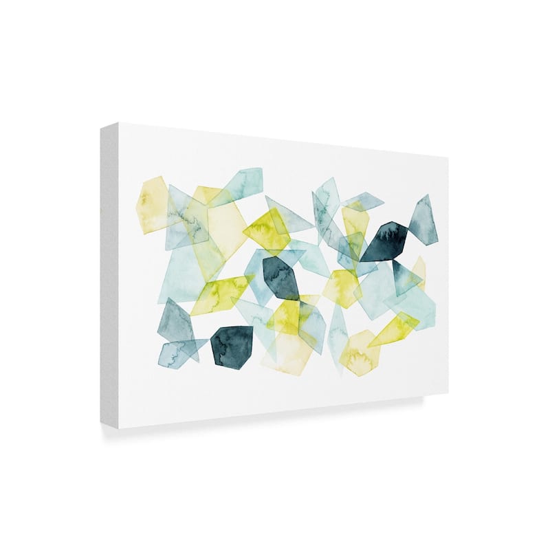 Grace Popp 'Sea Glass Abstract I' Canvas Art