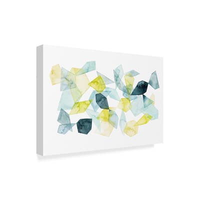 Grace Popp 'Sea Glass Abstract I' Canvas Art