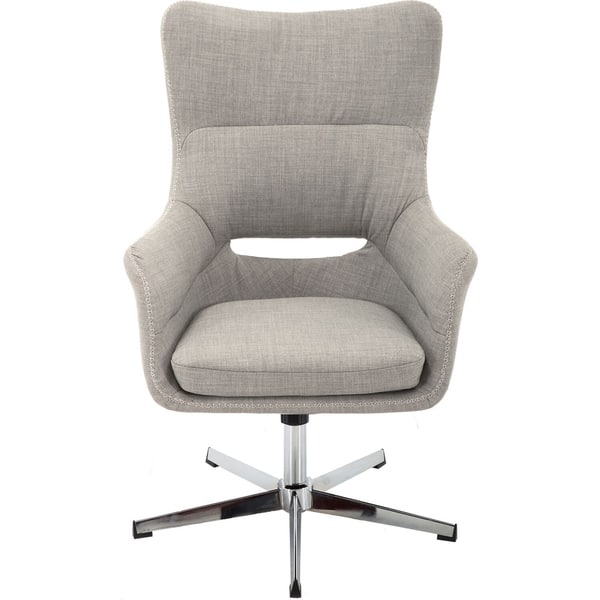 Shop Hanover Carlton Wingback Stationary Office Chair In Taupe