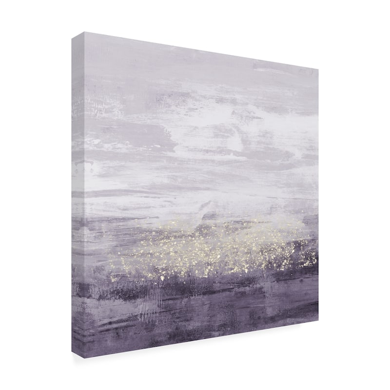 Jennifer Goldberger 'Amethyst Glitter Ii' Canvas Art