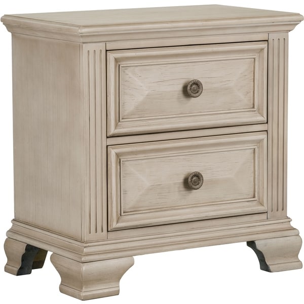 Cambridge Heritage 2-Drawer Nightstand, Light Wash