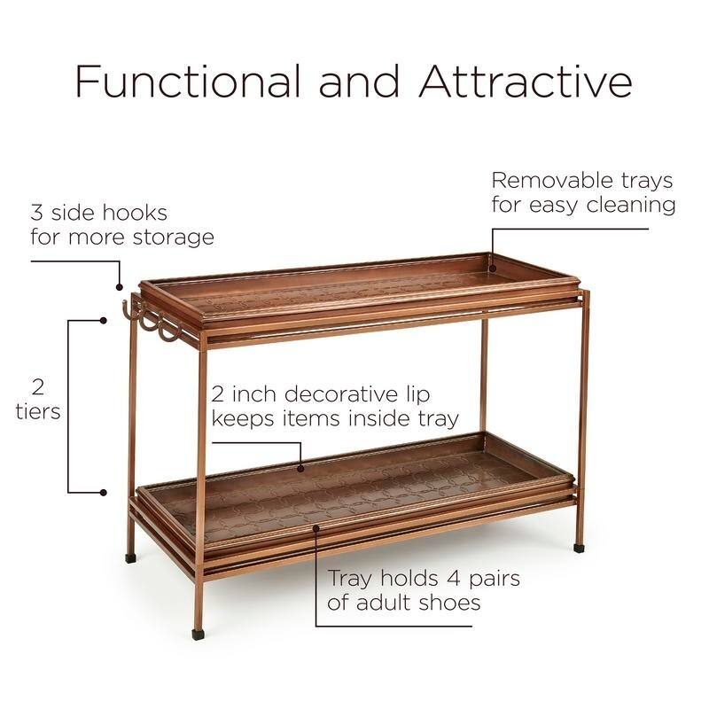 Double Boot Tray with Stand by Good Directions
