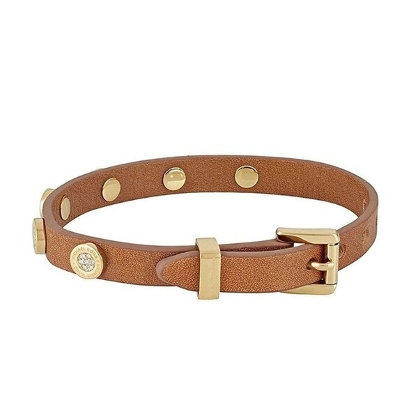 michael kors leather strap bracelet