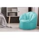 preview thumbnail 9 of 12, Urban Shop Kids Canvas Bean Bag Chair, Multiple Colors