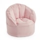 preview thumbnail 2 of 12, Urban Shop Kids Canvas Bean Bag Chair, Multiple Colors Pink