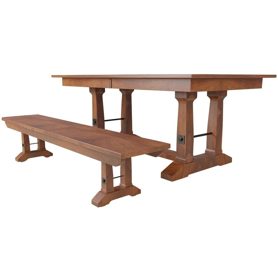 Shop Carla Elizabeth Double Pedestal 6 Foot Dining Table W Self