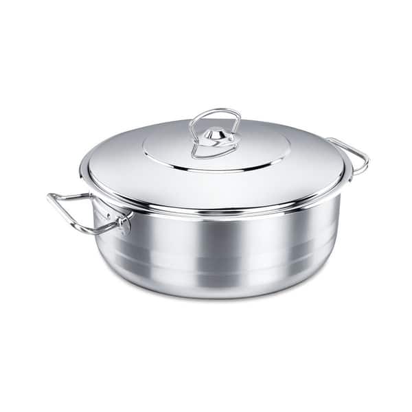 https://ak1.ostkcdn.com/images/products/25071099/Korkmaz-Classic-18-10-Stainless-Steel-Dutch-Oven-Shallow-Covered-Stockpot-Cookware-Induction-Compatible-Oven-Safe-11-Quart-4034c098-fcac-4f1f-80b2-6f1f32eb4536_600.jpg?impolicy=medium