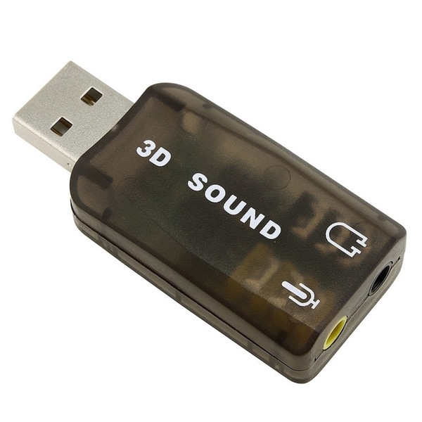 INSTEN USB to Headset / Microphone PC Sound Card Adapter