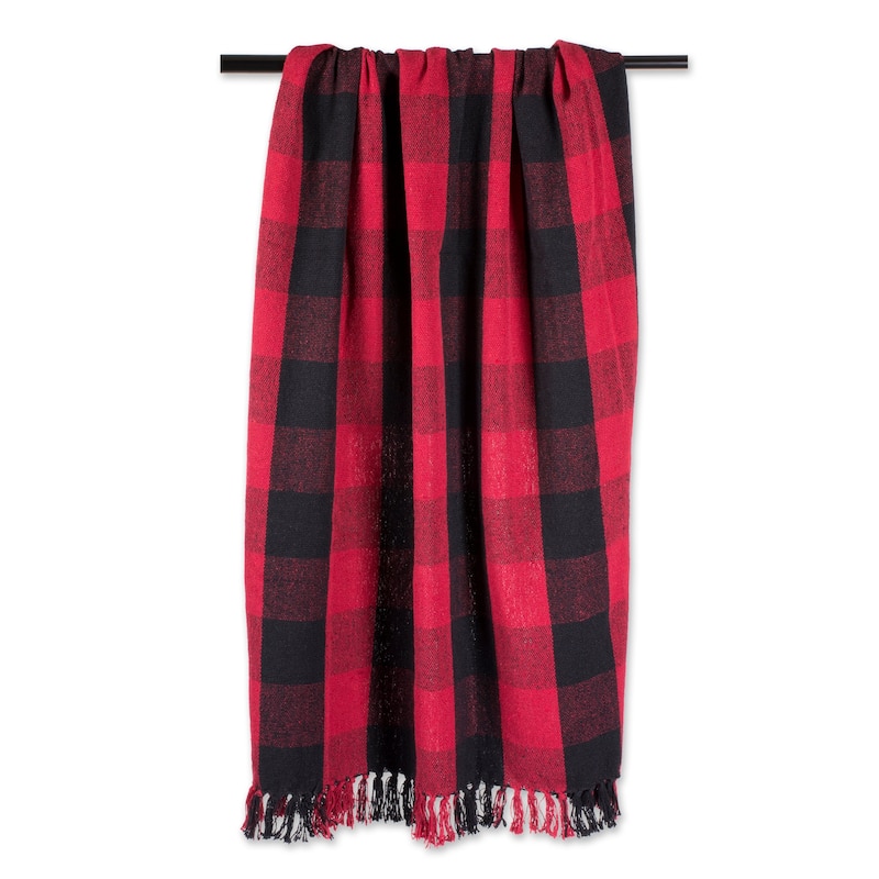 DII Buffalo Check Decorative Throw