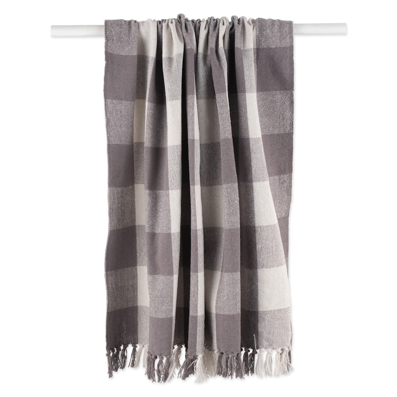 DII Buffalo Check Decorative Throw