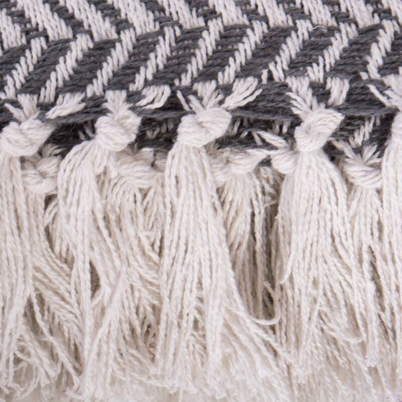 DII Herringbone Chevron Decorative Throw - Full