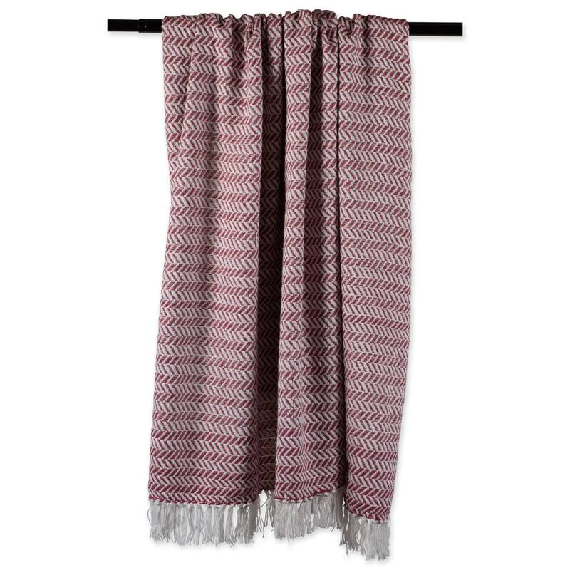 DII Herringbone Chevron Decorative Throw - Full