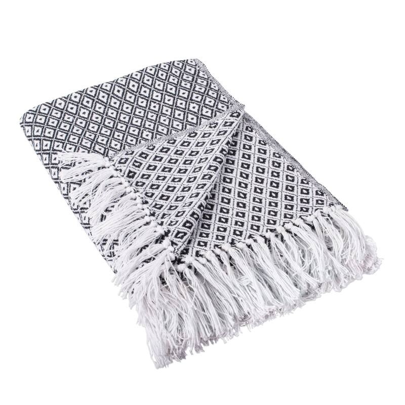 DII Mini Diamond Decorative Throw