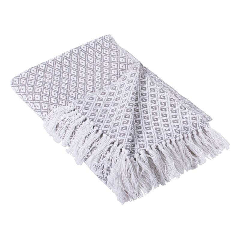 DII Mini Diamond Decorative Throw