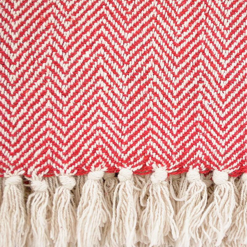 DII Handloom Chevron Decorative Throw