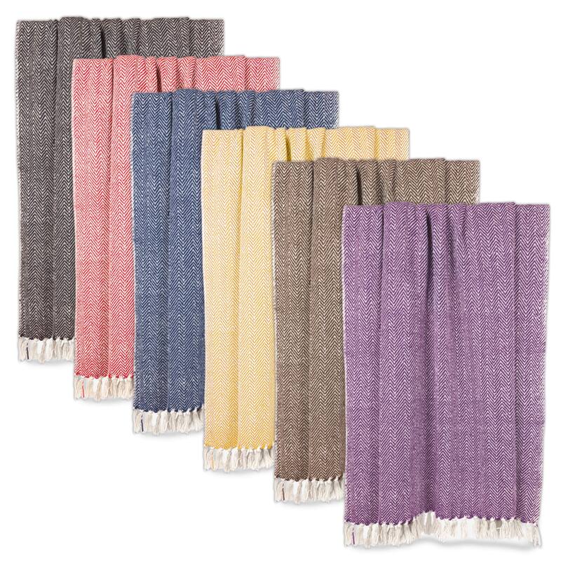 DII Handloom Chevron Decorative Throw
