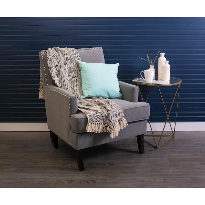 DII Handloom Chevron Decorative Throw