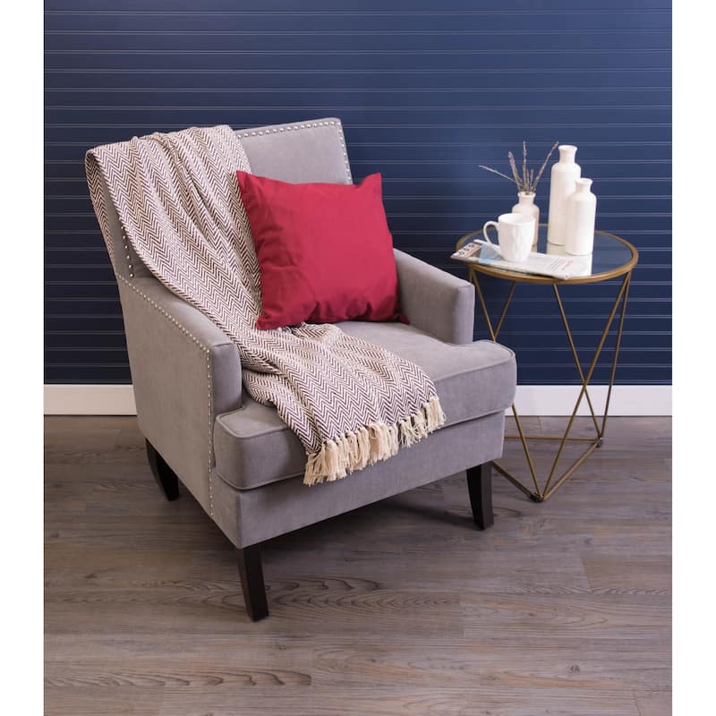 DII Handloom Chevron Decorative Throw